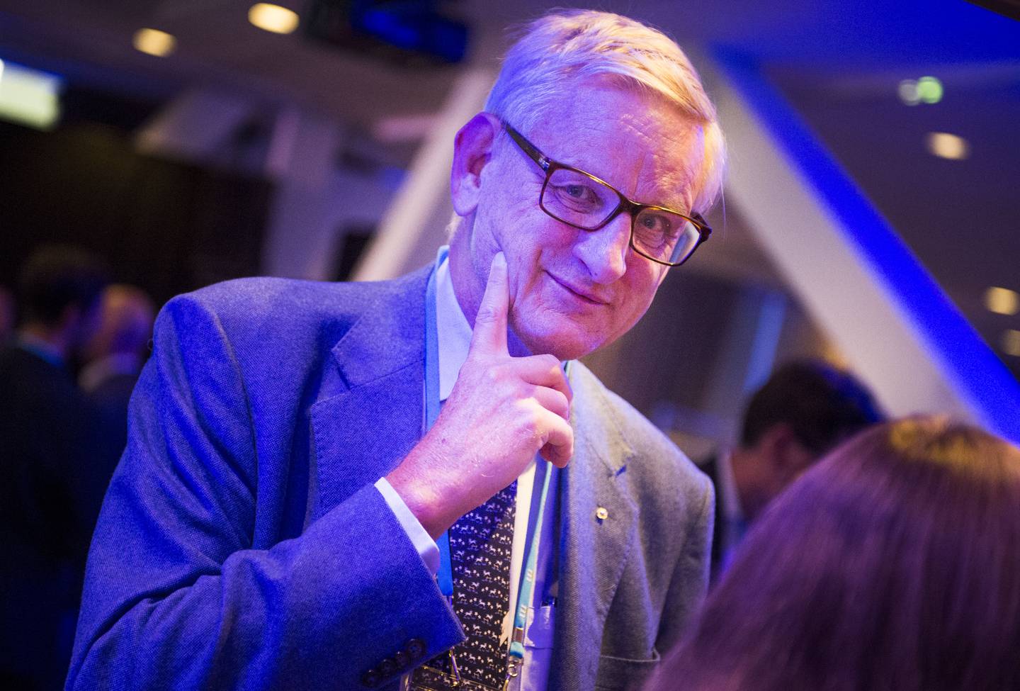Former Prime Minister Carl Bildt in a photo from 2018. Photograph: Hanna Franzén/TT/NTB