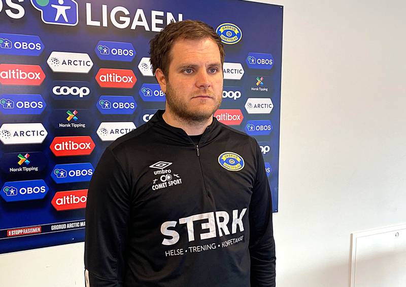 Grorud-trener Johan Gjønnes Nilsen var naturlig nok skuffet etter mandagens tap mot Stjørdals-Blink.