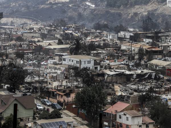 Chile rammet av branninferno – flere hundre kan være omkommet