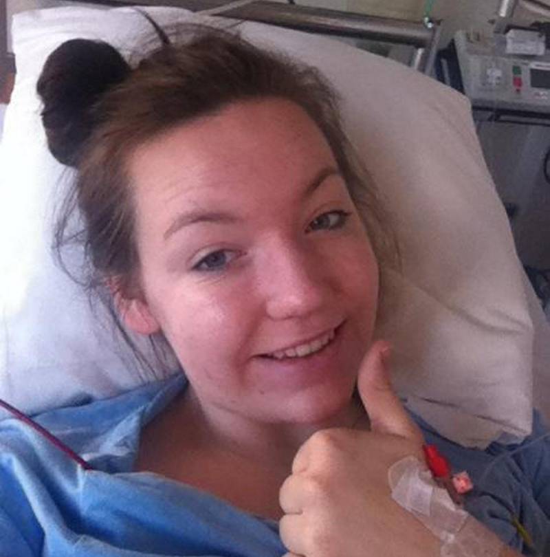 Magesmerter: Camilla Lyngen var i oppveksten stadig innlagt på sykehus. For henne var det svært viktig på møte sykepleiere med spesialkompetanse på barn. FOTO: PRIVAT