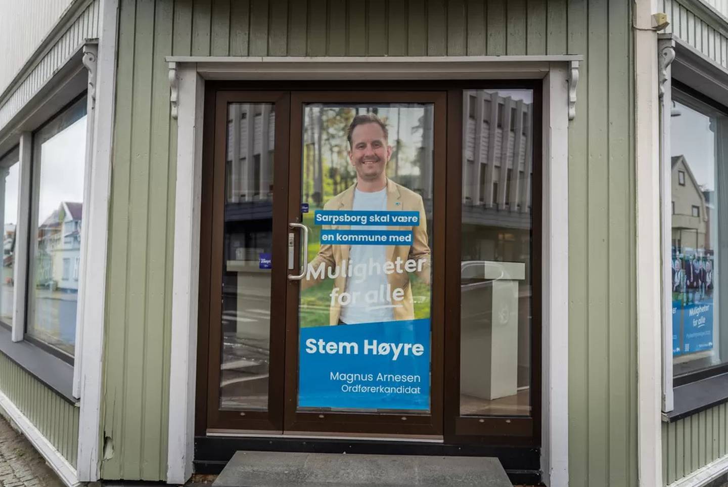 Høyres ordførerkandidat i Sarpsborg har vært synlig i bybildet i hele valgkampen.