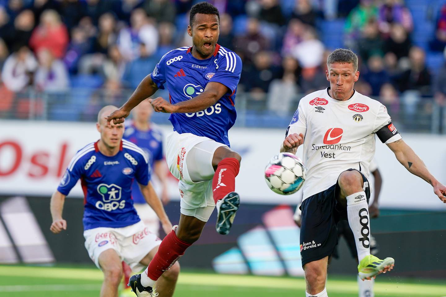 Ola Kamara gjorde sitt comeback i norsk fotball, og var nære på å få en drømmedebut på tampen av kampen