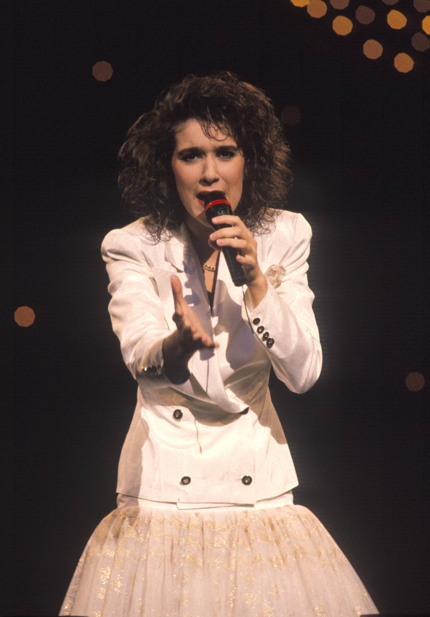 Céline Dion under Eurovision i Dublin i 1988.