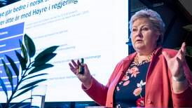 Erna Solberg om egen reform: – Flere av de elevene som sliter vil gjøre det bedre
