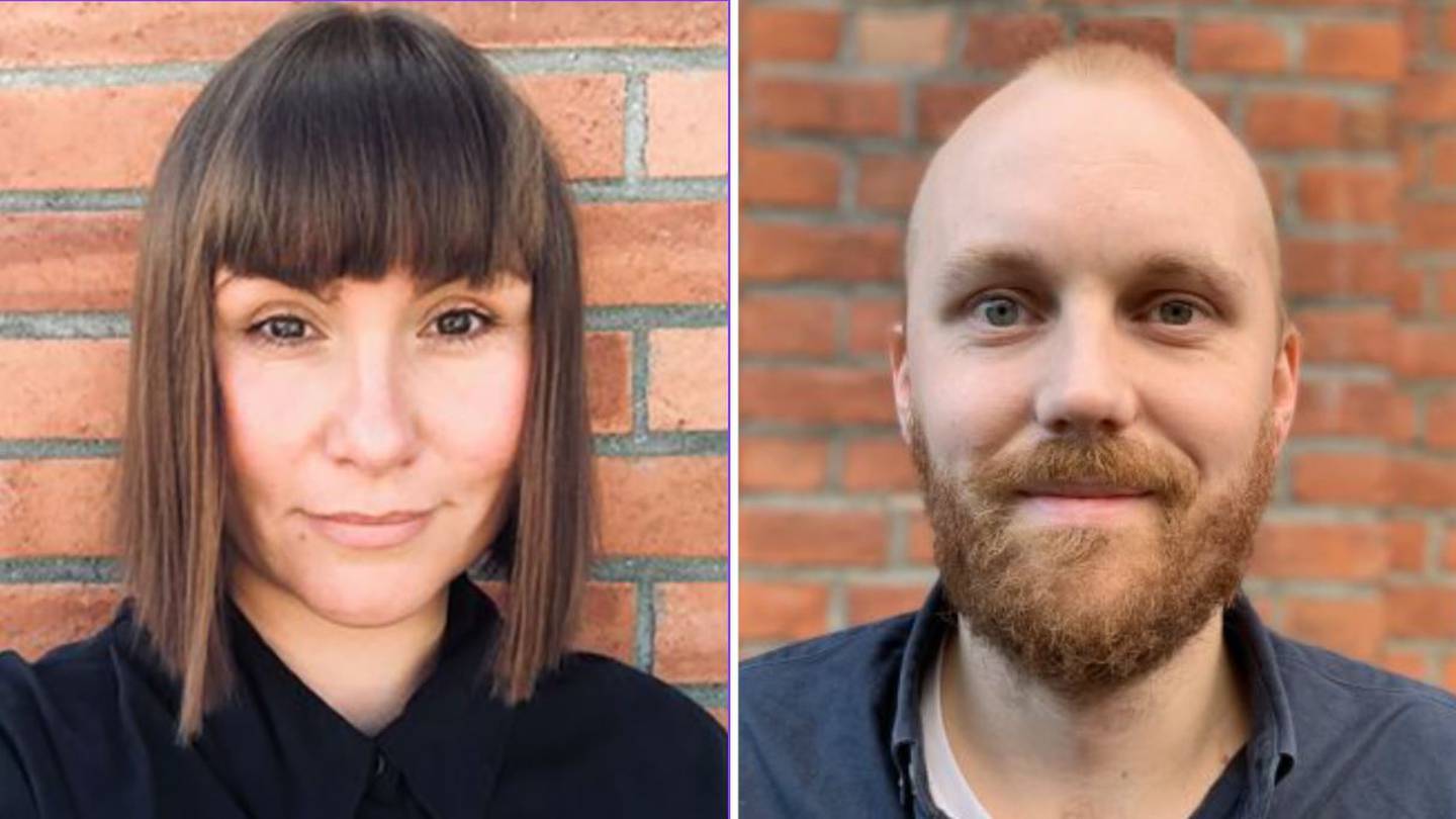 Skule Wigenstad og Kristine Angelskår Ytreland, spesialkonsulenter i Kompetansesenter Rus Oslo.