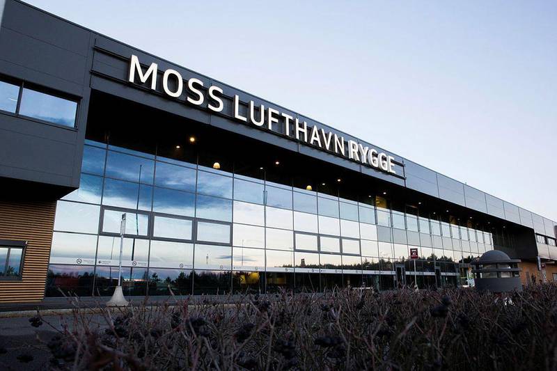 Moss lufthavn Rygge ligger brakk.