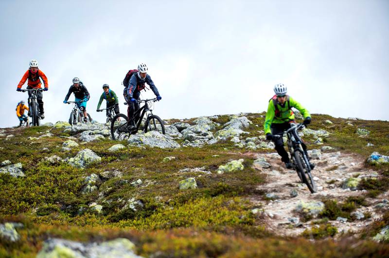 Trysil satser på å bli Norges beste sykkeldestinasjon. I juni åpner ti kilometer med nye, tilrettelagte stier for hele familien. FOTO: JONAS HASSELGREN, UTEFOTO