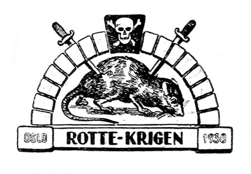 Komiteen for Rottekrigen i 1930 sparte ikke på virkemidlene i kampen mot rotteplagen i Oslo og Aker. De gjennomførte en stor informasjonskampanje og trykte opp 10.000 planer for gjenomføringen av rottekrigen. Kilde: Finansrådmannens arkiv/Oslo byarkiv