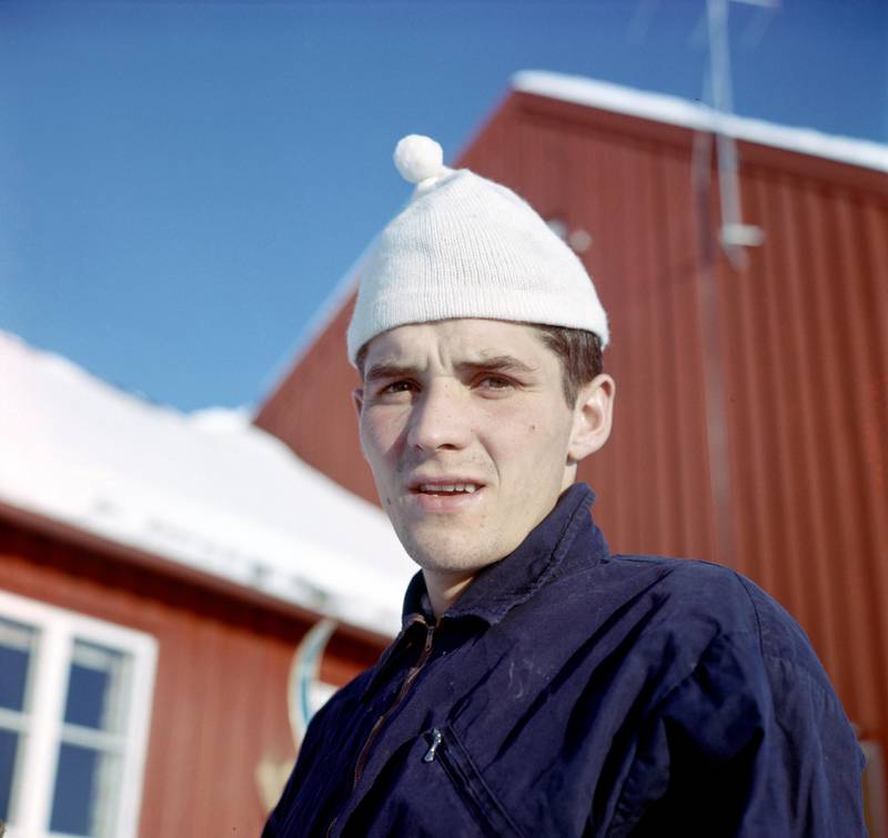 Januar 1966 - Trening på hjemmebane før VM
Skiløperen Gjermund Eggen på trening.
Foto: Aktuell / Scanpix