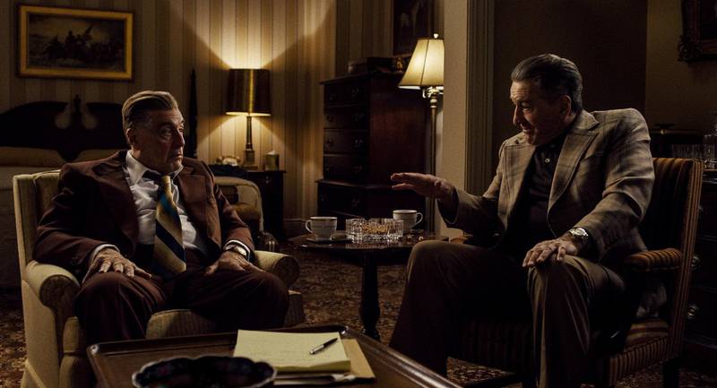 Al Pacino og Martin Scorsese i Martin Scorseses storfilm "The Irishman"