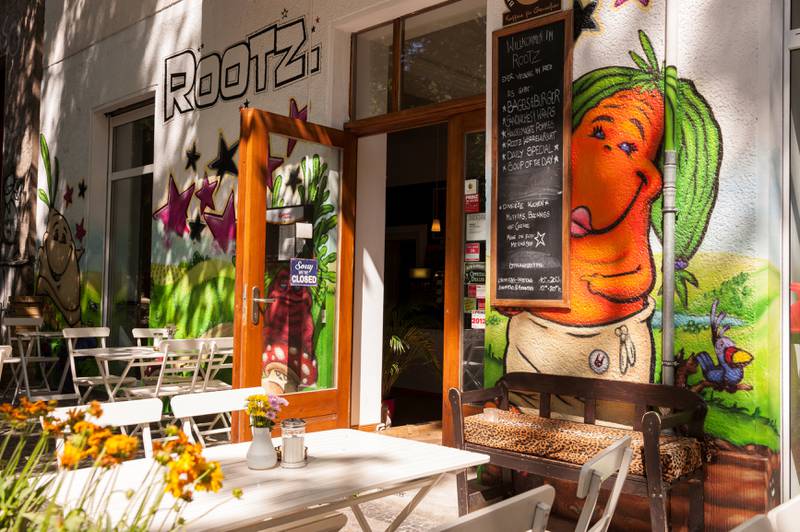 Rootz er en av 43 restauranter som har spesialisert seg på veganmat i Berlin. FOTO: RESTAURANTEN/PHILIP KOSHEL