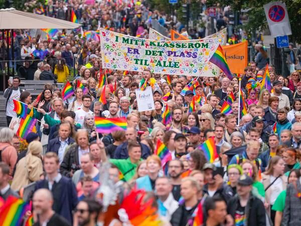 Rekordmange på Pride-markering i Oslo