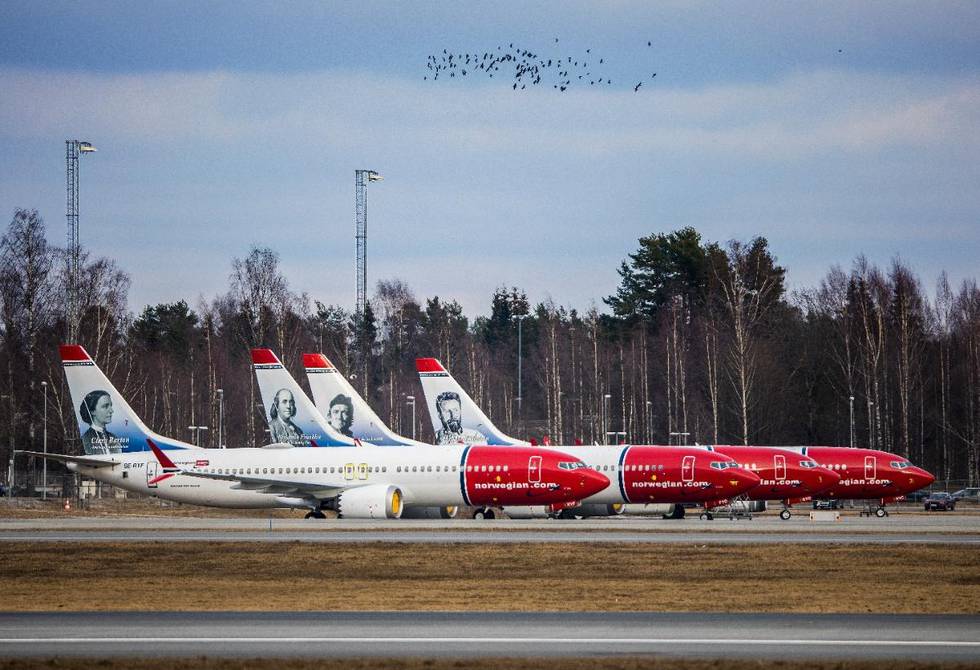 Norwegian er blant flyselskapene som nå har mange koronaparkerte fly. Dette bør bli en forsmak på en varig situasjon i flybransjen, mener Naturvernforbundet.