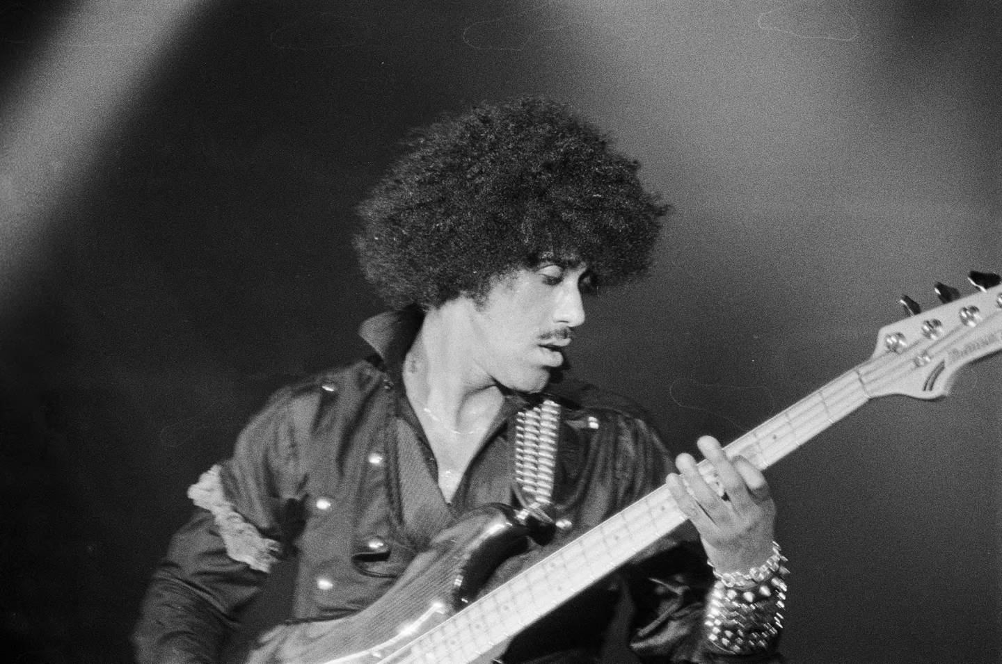 Phil Lynott med Thin Lizzy i Drammenshallen i 1981.