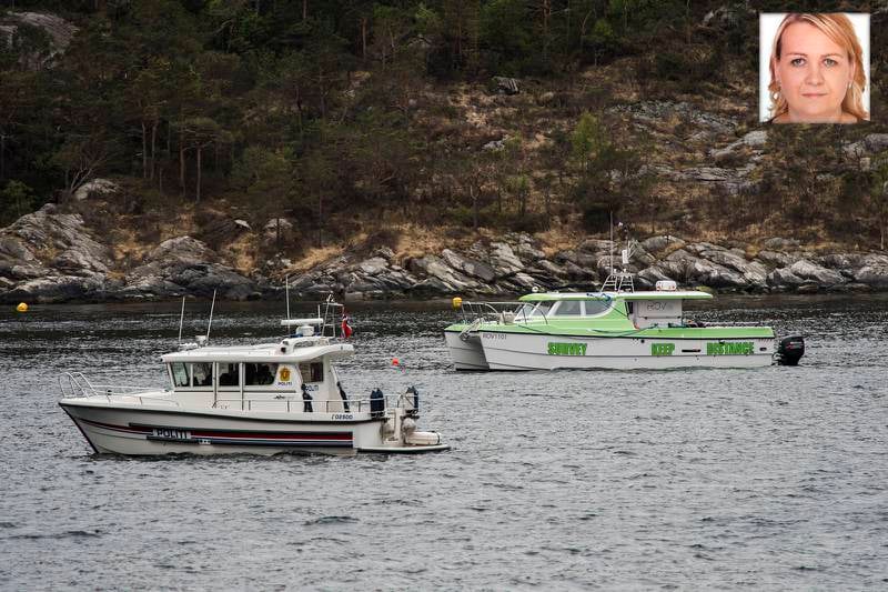 Politiet kartla og filmet området rundt funnet i Dørvika i Lysefjorden tidligere denne uken. Tirsdag kveld ble det kjent at det er en død kvinne som er funnet.