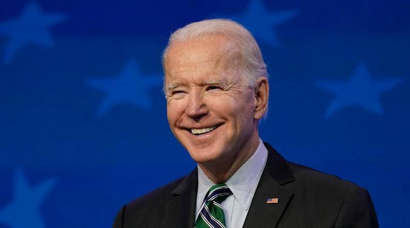 FILE - In this Jan. 16, 2021, file photo President-elect Joe Biden speaks during an event at The Queen theater in Wilmington, Del. (AP Photo/Matt Slocum, File)