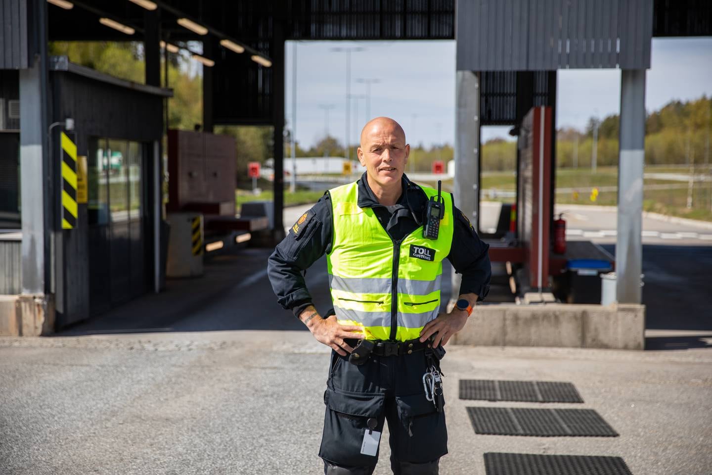 Håvard Lillemoen Johansen er tollinspektør og tillitsvalgt på Svinesund.